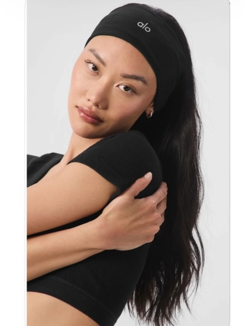 ALO Yoga Black Wide Headband